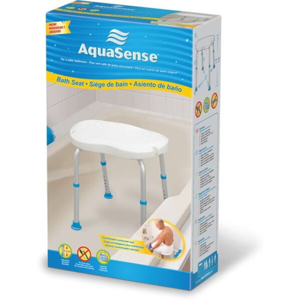 AquaSense Adjustable Bath Seat without Back - Image 8