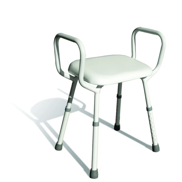 BetterLiving Aluminium Shower Stool - Padded Seat