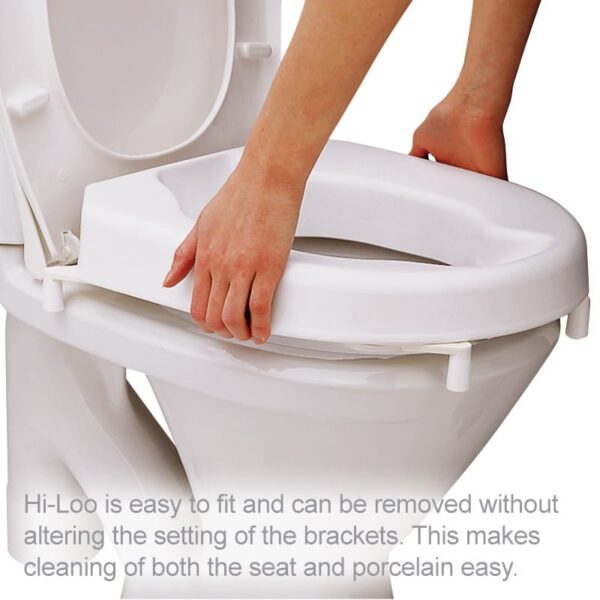 Etac Hi-Loo Toilet Seat Raiser - Image 8