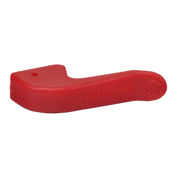 Red Plastic Tiller Adjustment Lever